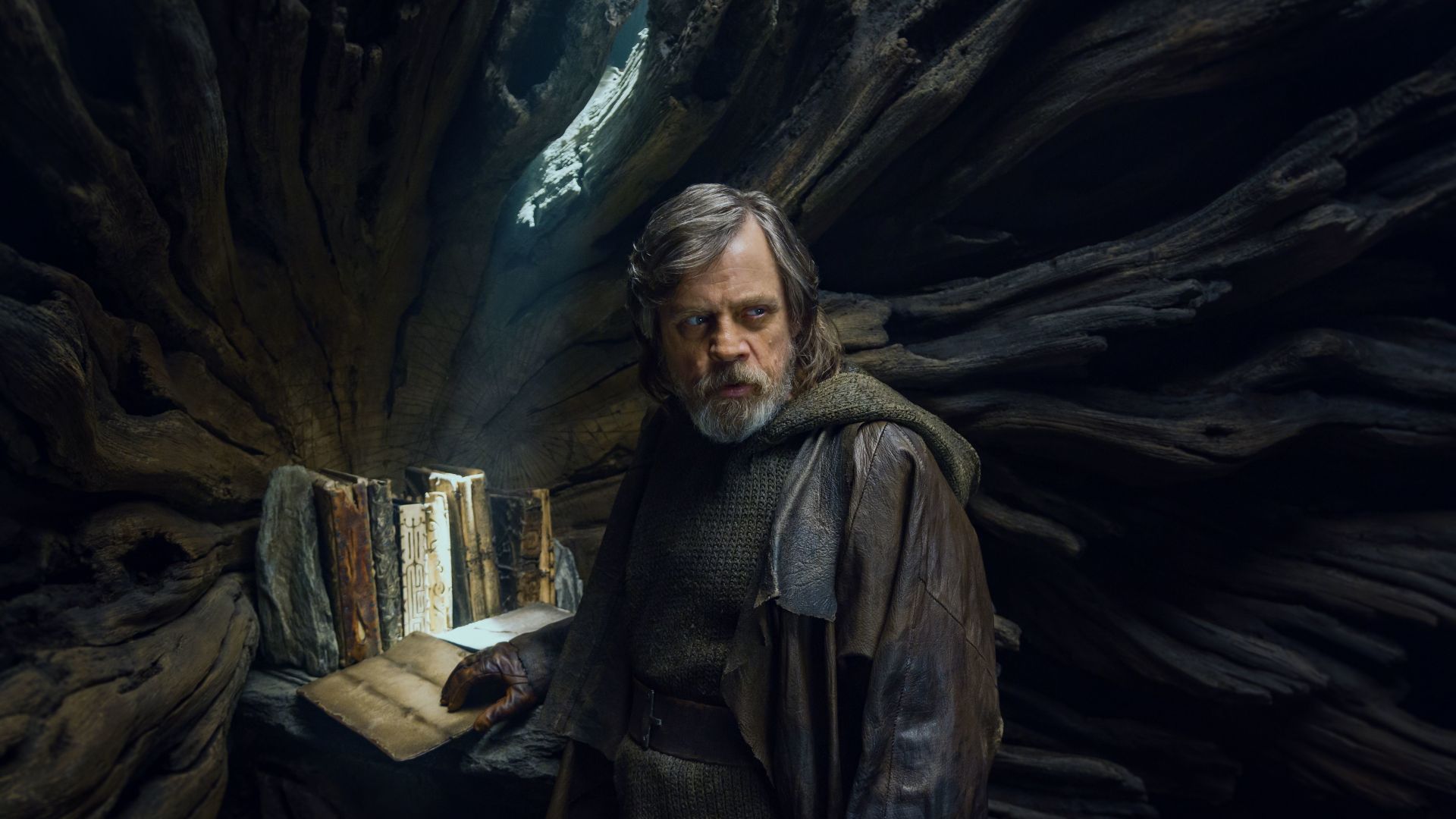 Mark Hamill como Luke Skywalker en Star Wars Los últimos Jedi