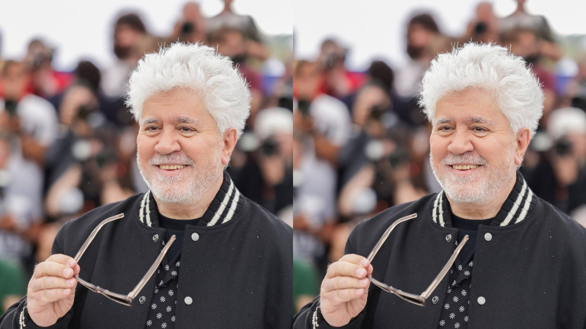 Pedro Almodóvar con lentes Cannes 2023  