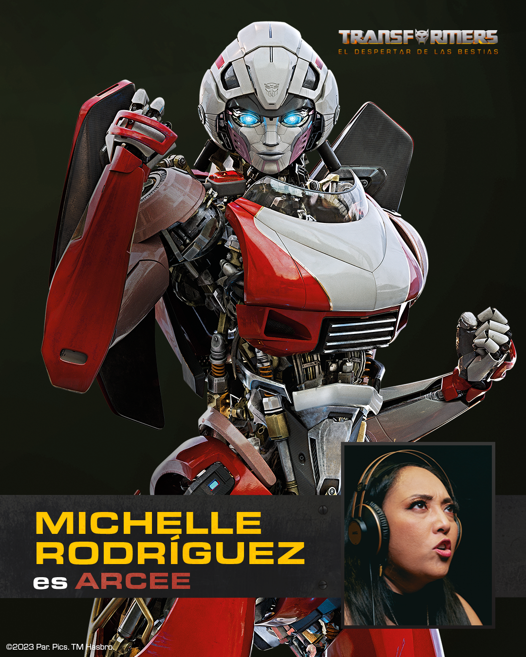 Michelle Rodriguez es Arcee