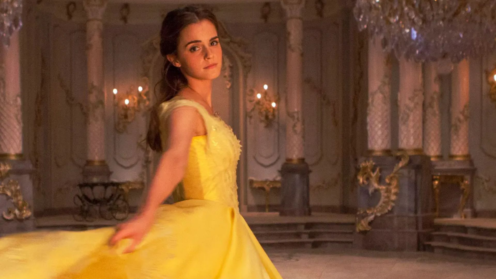 Emma Watson en La Bella y la Bestia