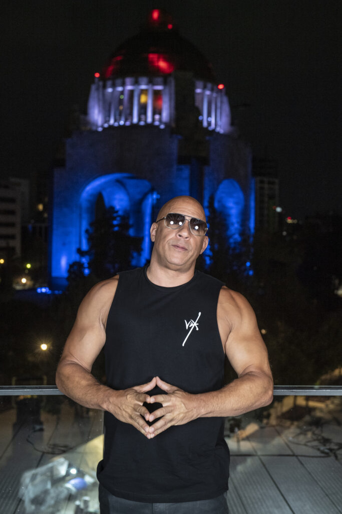 Vin Diesel monumento a la Revolución