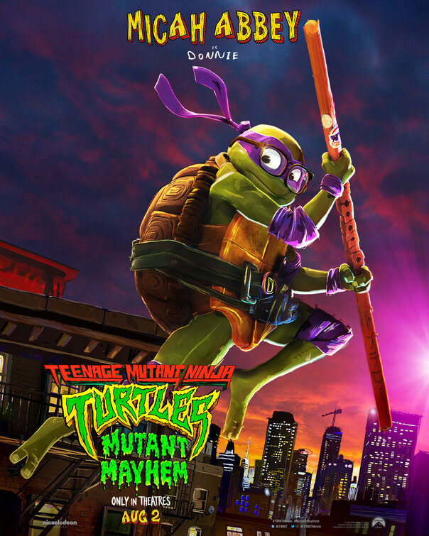 Pósters de las Tortugas Ninja Caos mutante película animada 