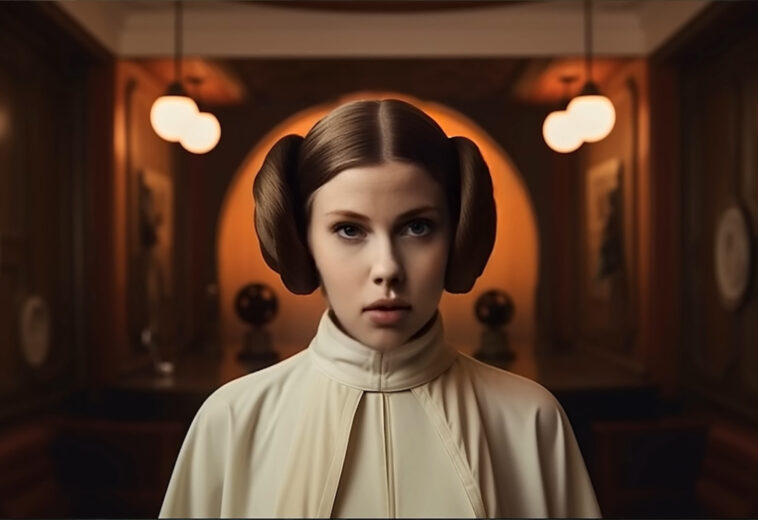 Así se vería una película de Star Wars hecha por Wes Anderson