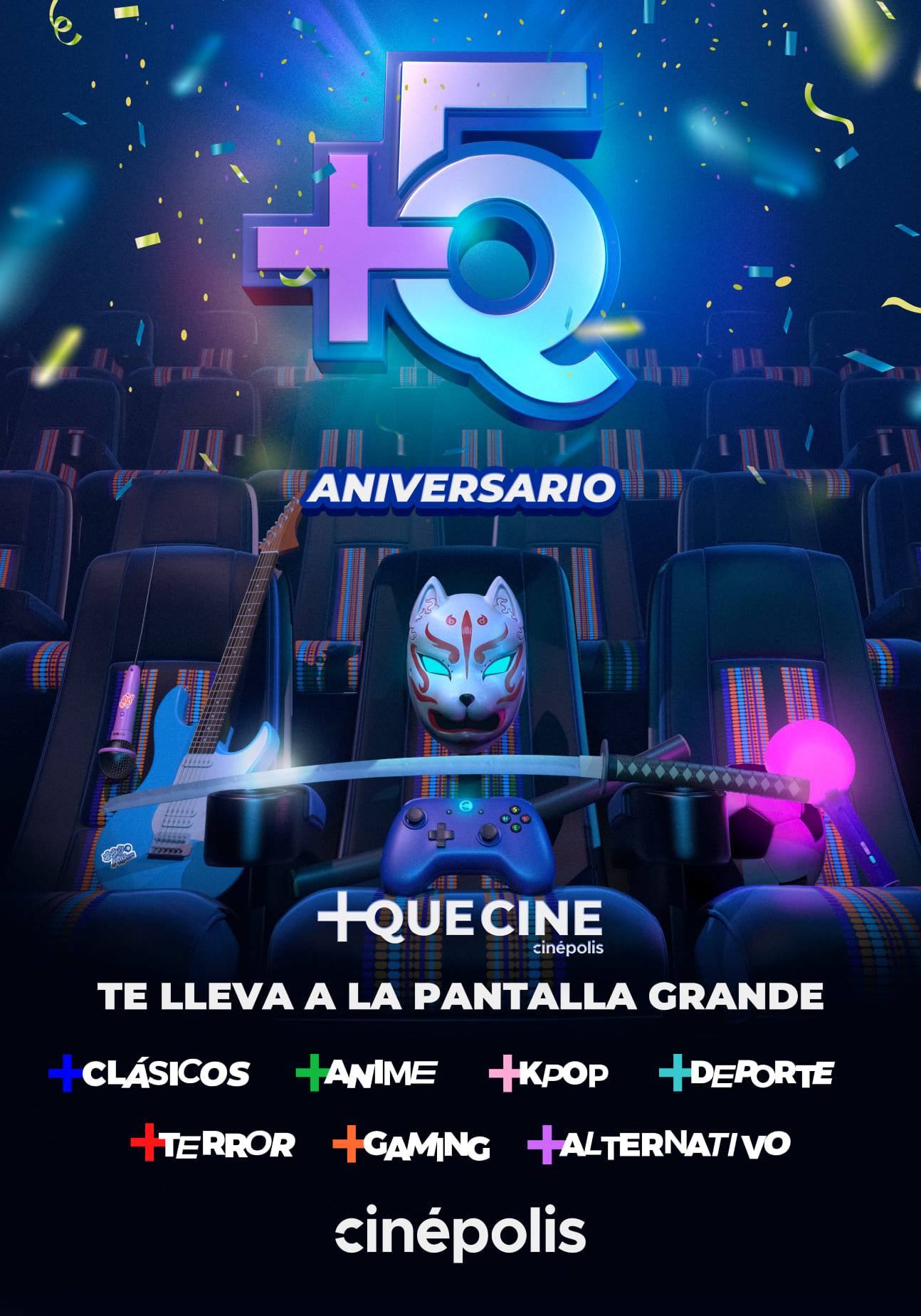 Aniversario +QUE CINE Cinépolis