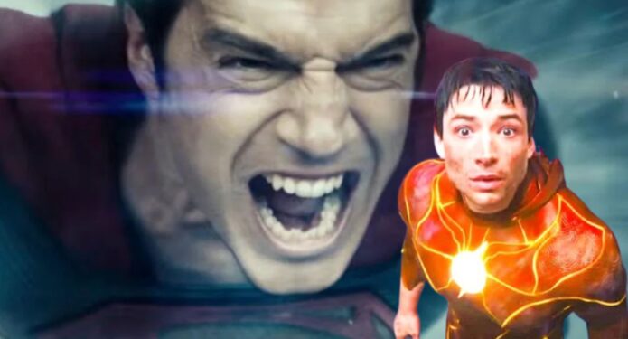 Henry Cavill y Ezra Miller DCEU