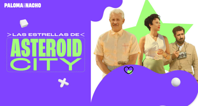 Las estrellas de Asteroid City de Wes Anderson