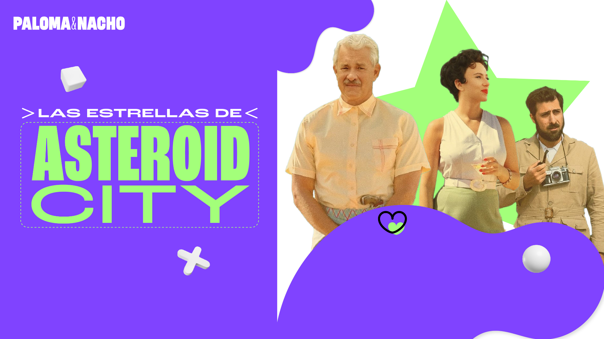 Las estrellas de Asteroid City de Wes Anderson