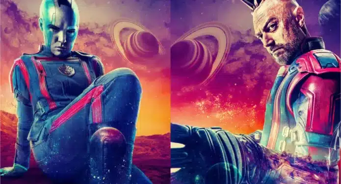 Nebula y Kraglin Guardianes de la Galaxia 3