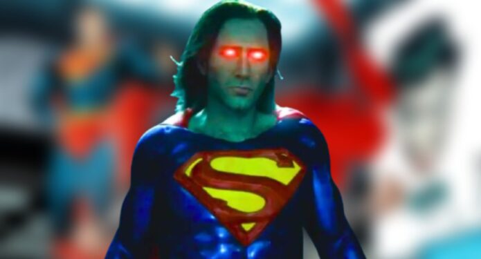 Nicolas Cage portada cómic Superman
