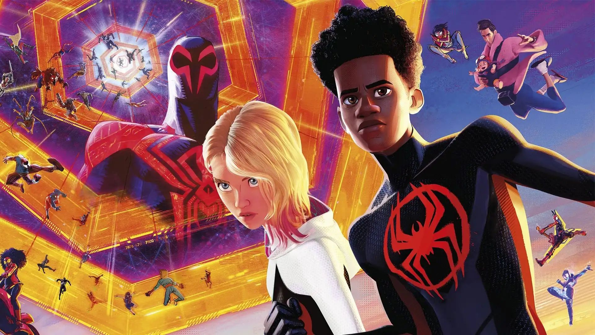 Póster de Spider-Man A través del Spider-Verso