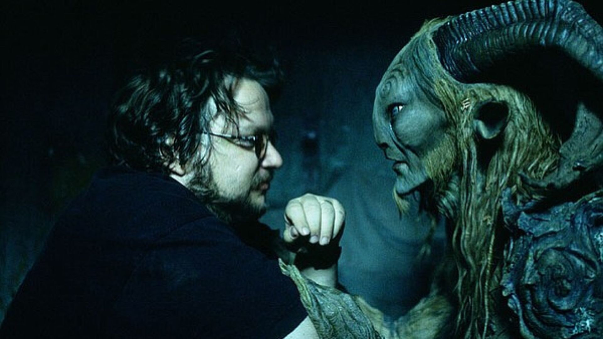 Guillermo-Del-Toro-en-el-set-de-El-laberinto-del-fauno