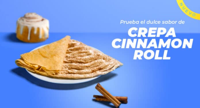 Crepas Cinépolis Cinnamon Roll