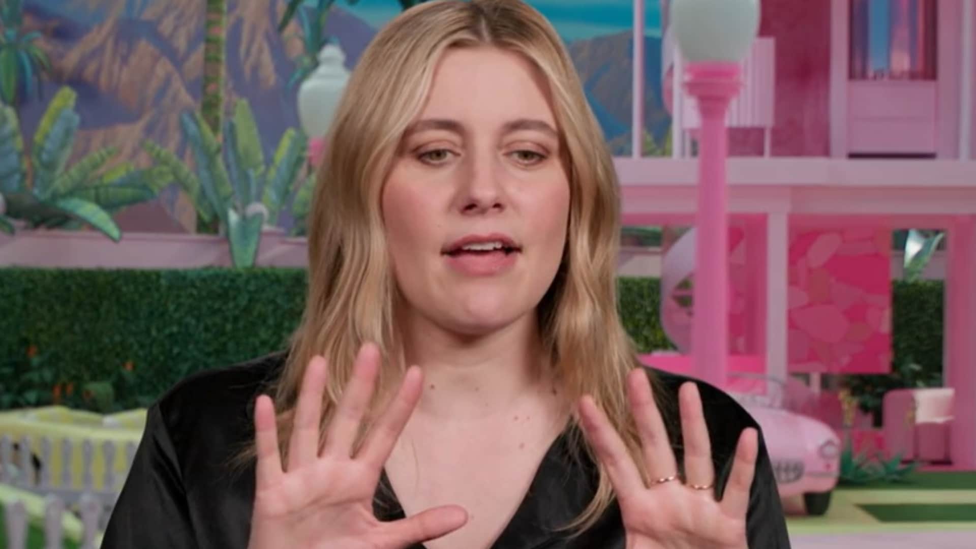 Greta Gerwig hablando sobre Barbie 