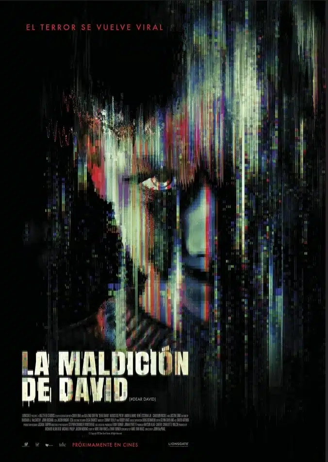 La maldición d David creepypasta póster 