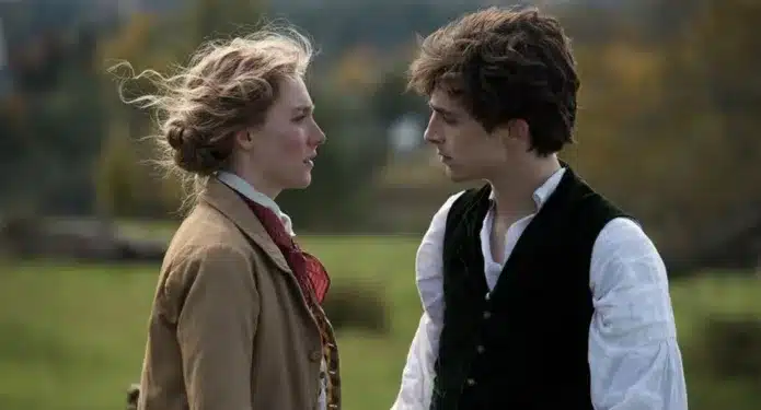 Saoirse Ronan y Timothée Chalamet