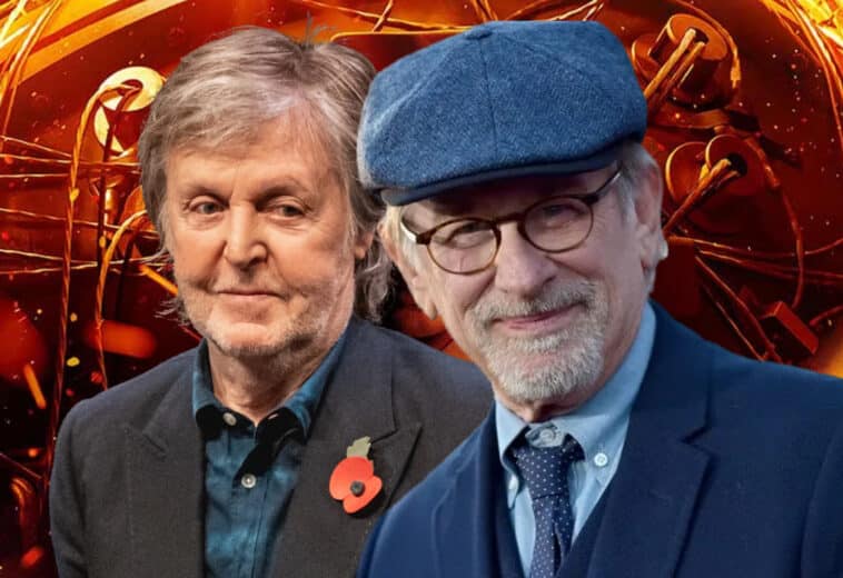 ¡Esos sí son cuates! Steven Spielberg acudió con Paul McCartney a ver Oppenheimer