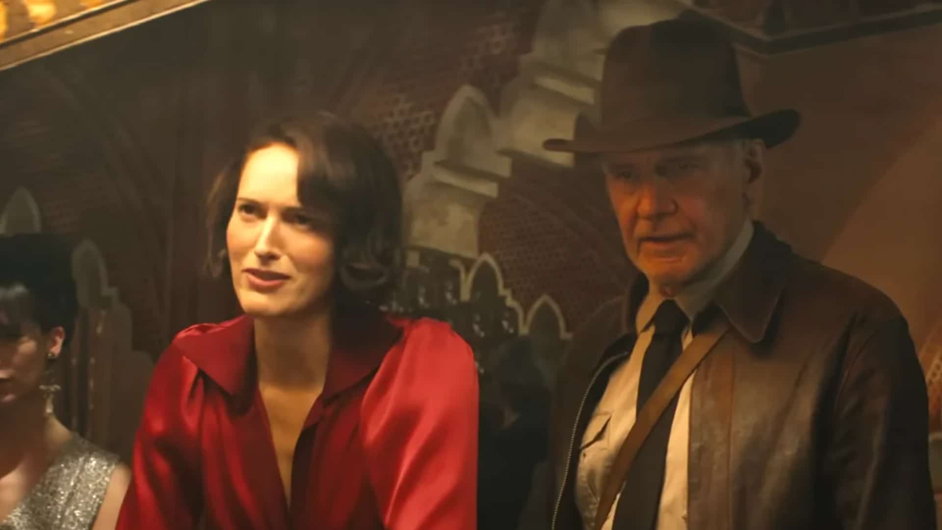 Phoebe Waller-Bridge y Harrison Ford