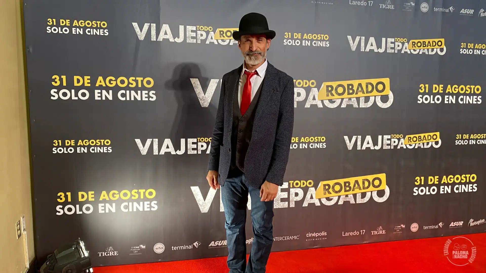 Bruno Bichir Viaje todo robado premiere 