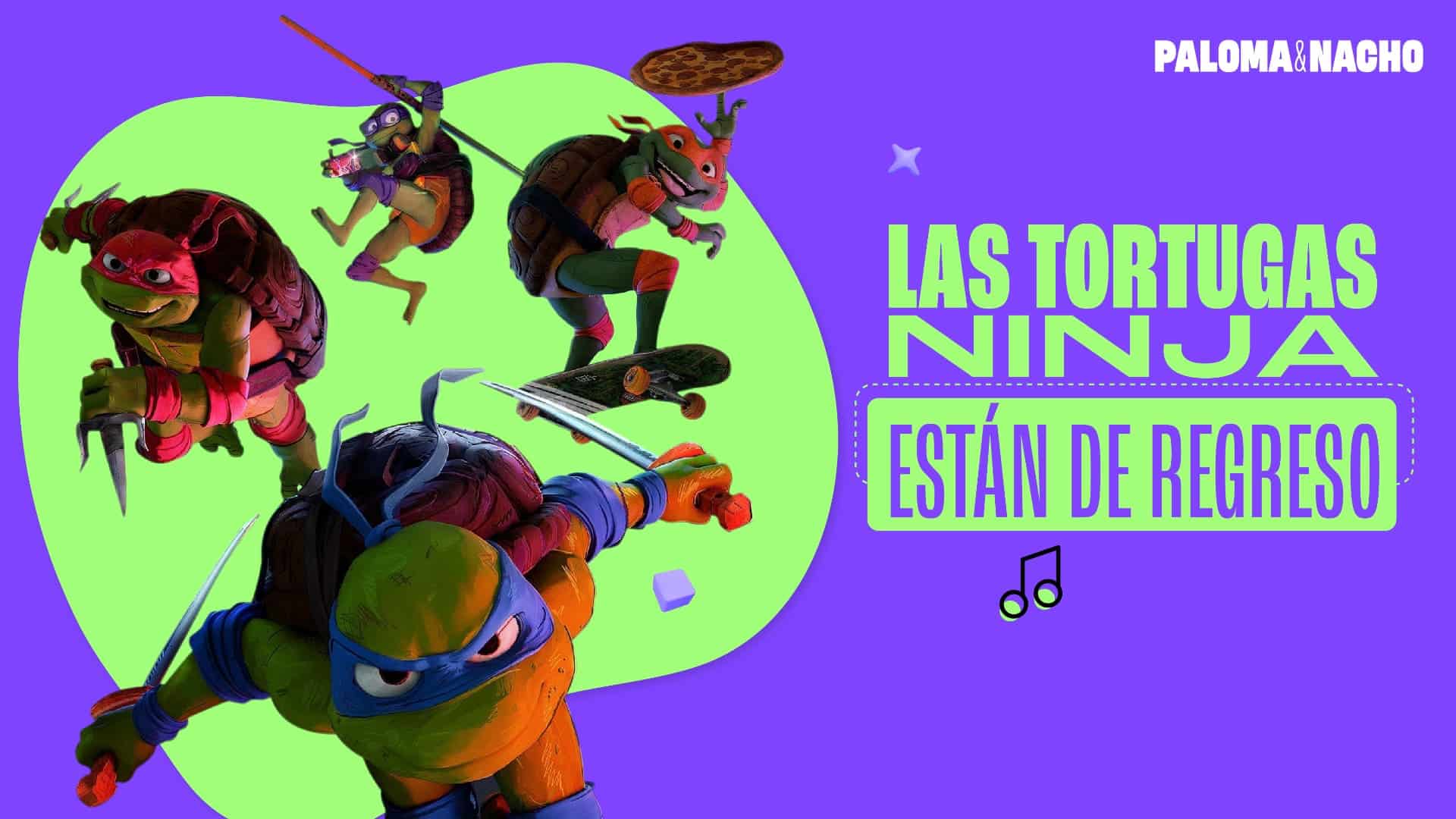 Las Tortugas Ninja están de regreso con una nueva película animada