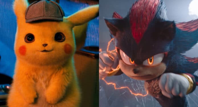 Pikachu y Shadow videojuegos