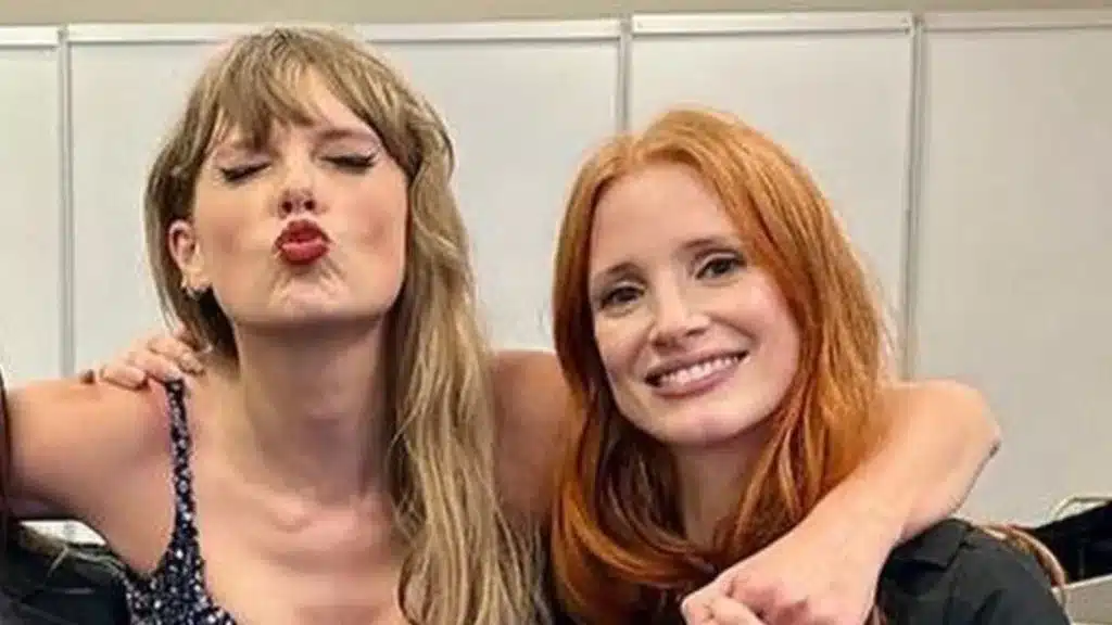 ¡Fans de Óscar! Jessica Chastain y Alfonso Cuarón vieron a Taylor Swift en México