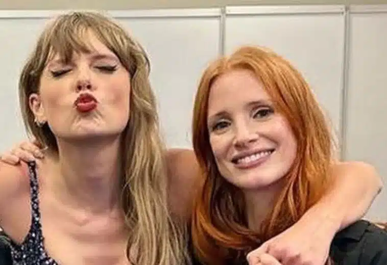 ¡Fans de Óscar! Jessica Chastain y Alfonso Cuarón vieron a Taylor Swift en México