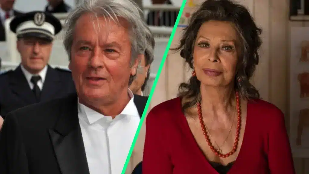 ¡Esos son amigos! Alain Delon envía un emotivo mensaje a Sophia Loren tras su caída