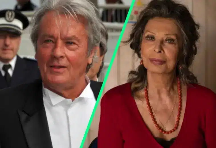 ¡Esos son amigos! Alain Delon envía un emotivo mensaje a Sophia Loren tras su caída