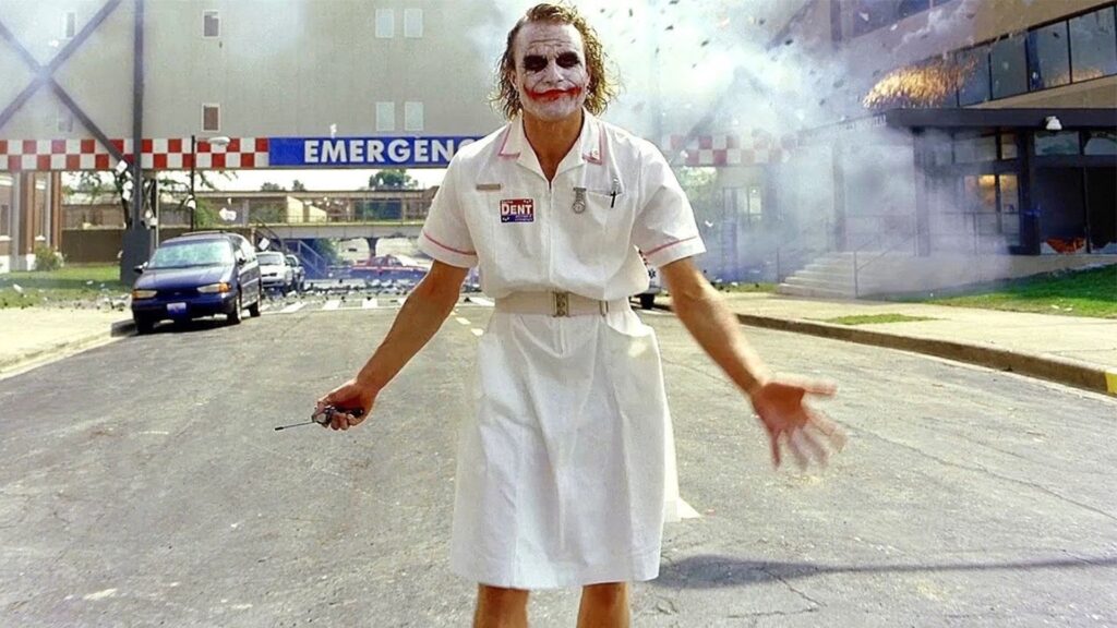 Joker escena hospital