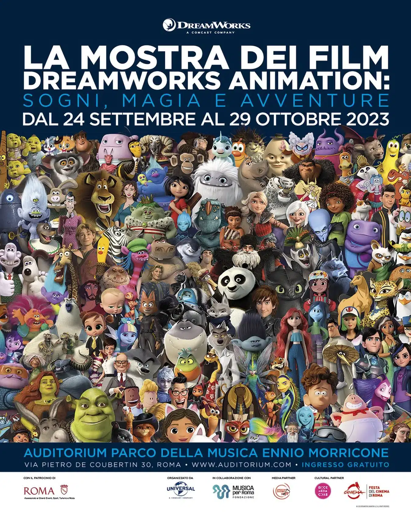 la mostra dei film dreamworks
