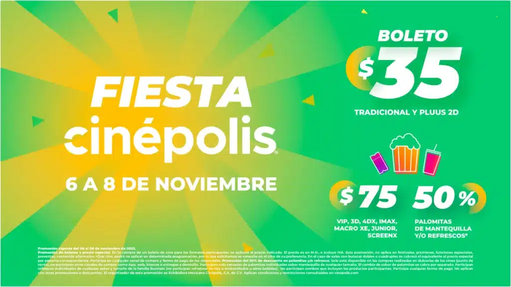 Fiesta Cinépolis 2023: Ven a ver los mejores estrenos a precio especial