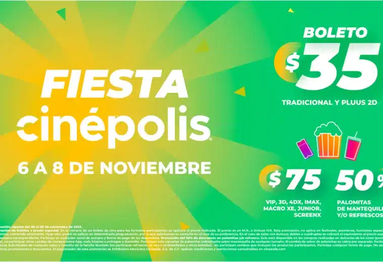 Fiesta Cinépolis 2023: Ven a ver los mejores estrenos a precio especial