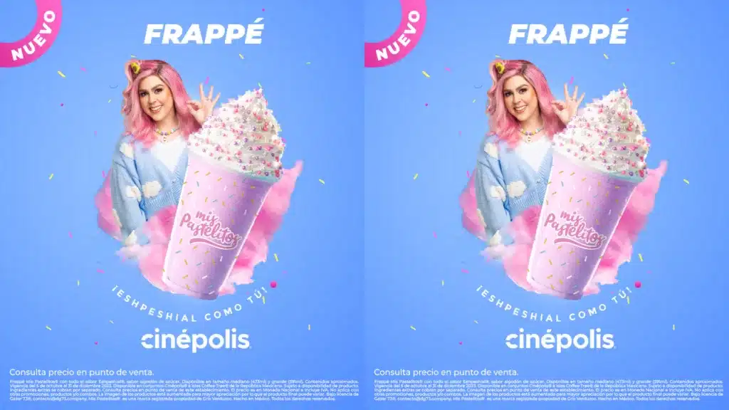 ¡Cinépolis y Mis Pastelitos te invitan a probar su nuevo frappé con sabor eshpeshial y participa para ganar un kit!