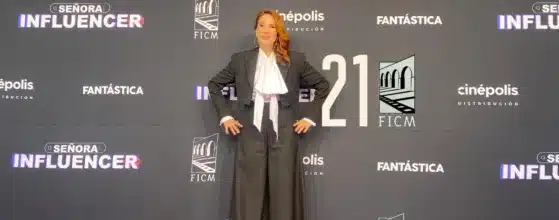 Mónica Huarte en el FICM 2023 con Señora influencer