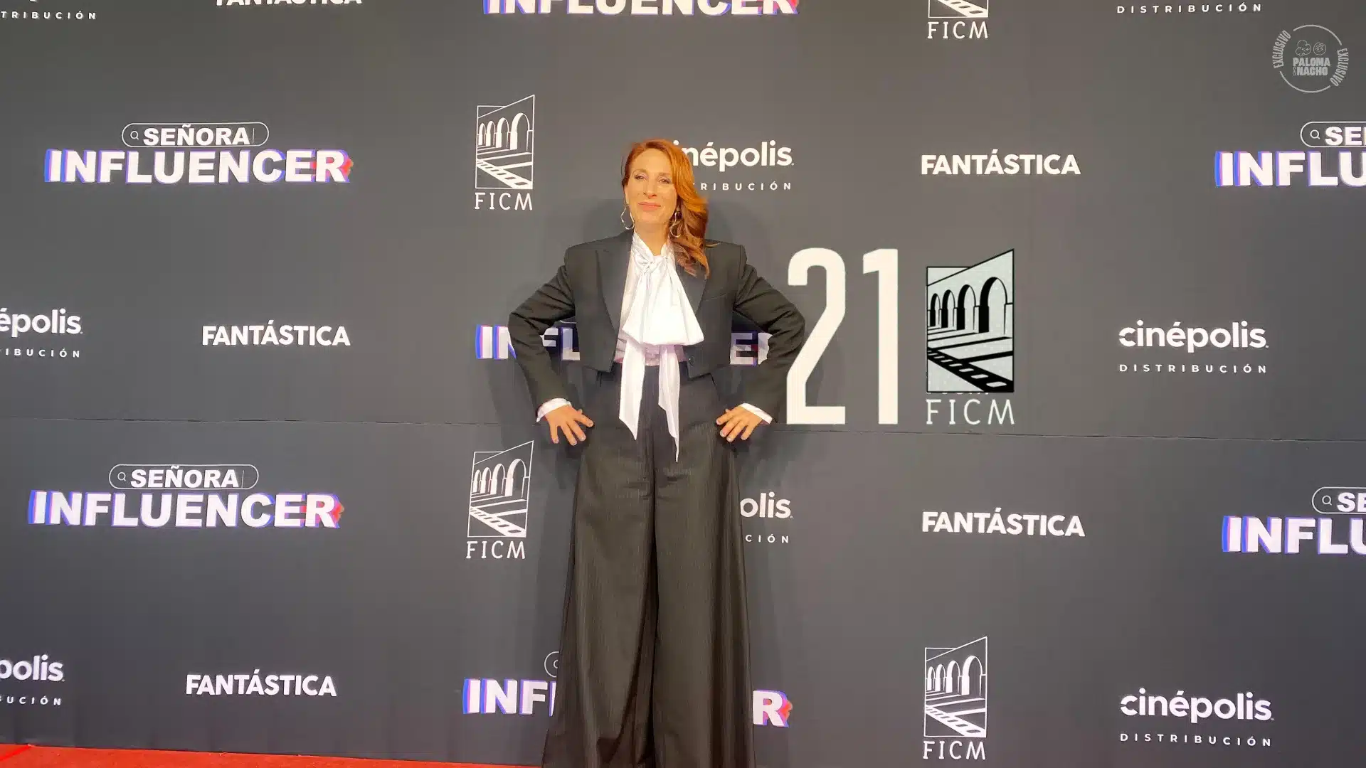 Mónica Huarte en el FICM 2023 con Señora influencer