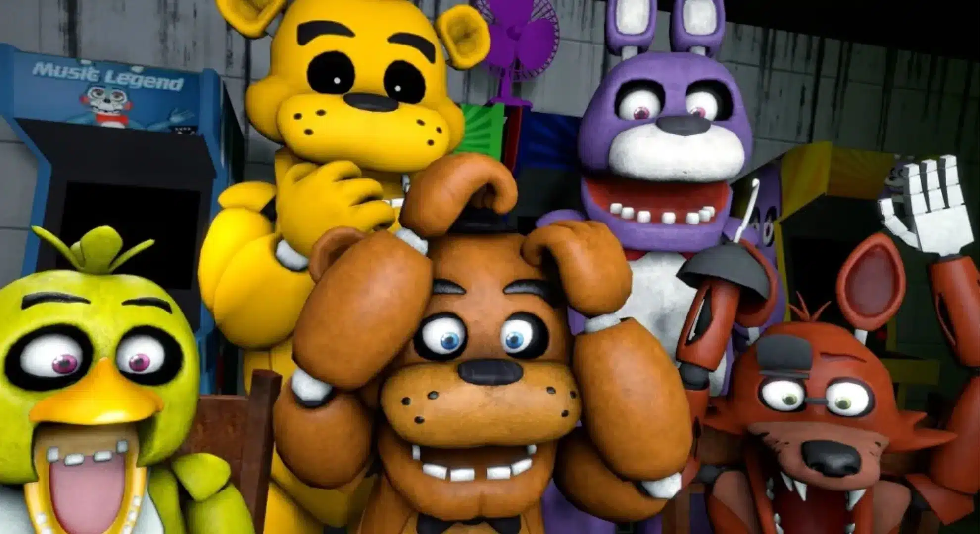 Diferencias entre los personajes de la película y videojuego de Five Nights At Freddy's