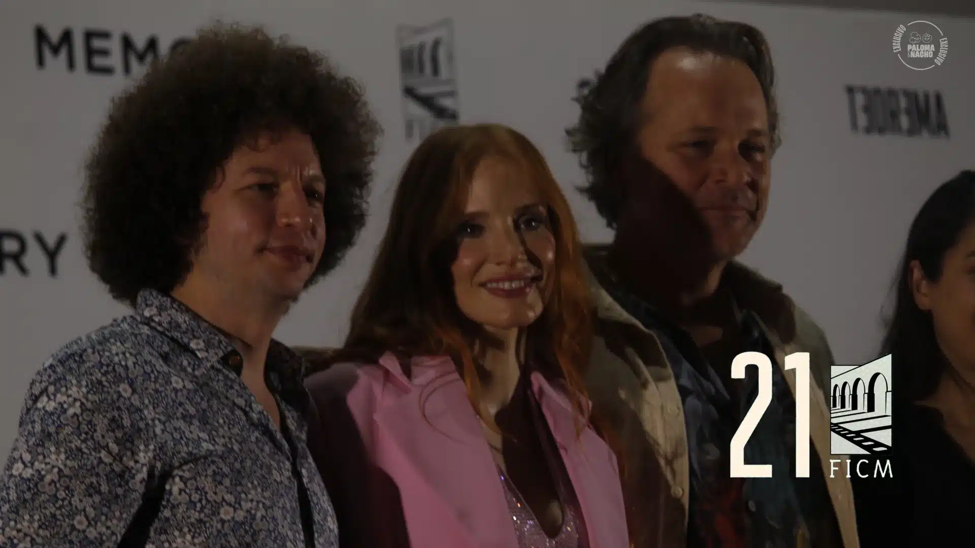 Peter Sarsgaard Jessica Chastain y Michel Franco México FICM 2023