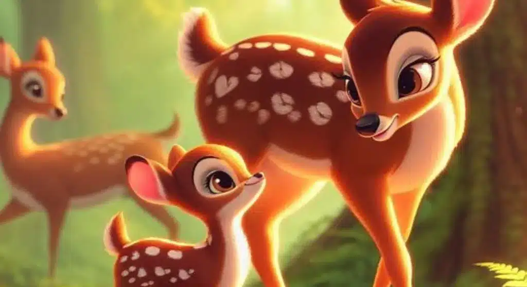 Ésta sería la escena traumática que eliminarían en el remake de Bambi
