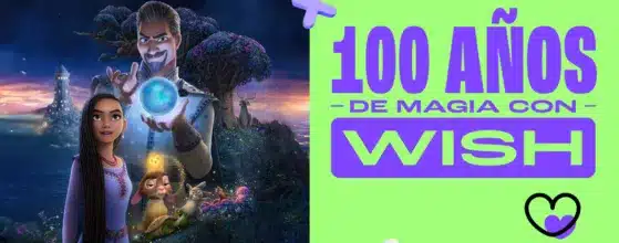 100 años de magia con Wish de Disney