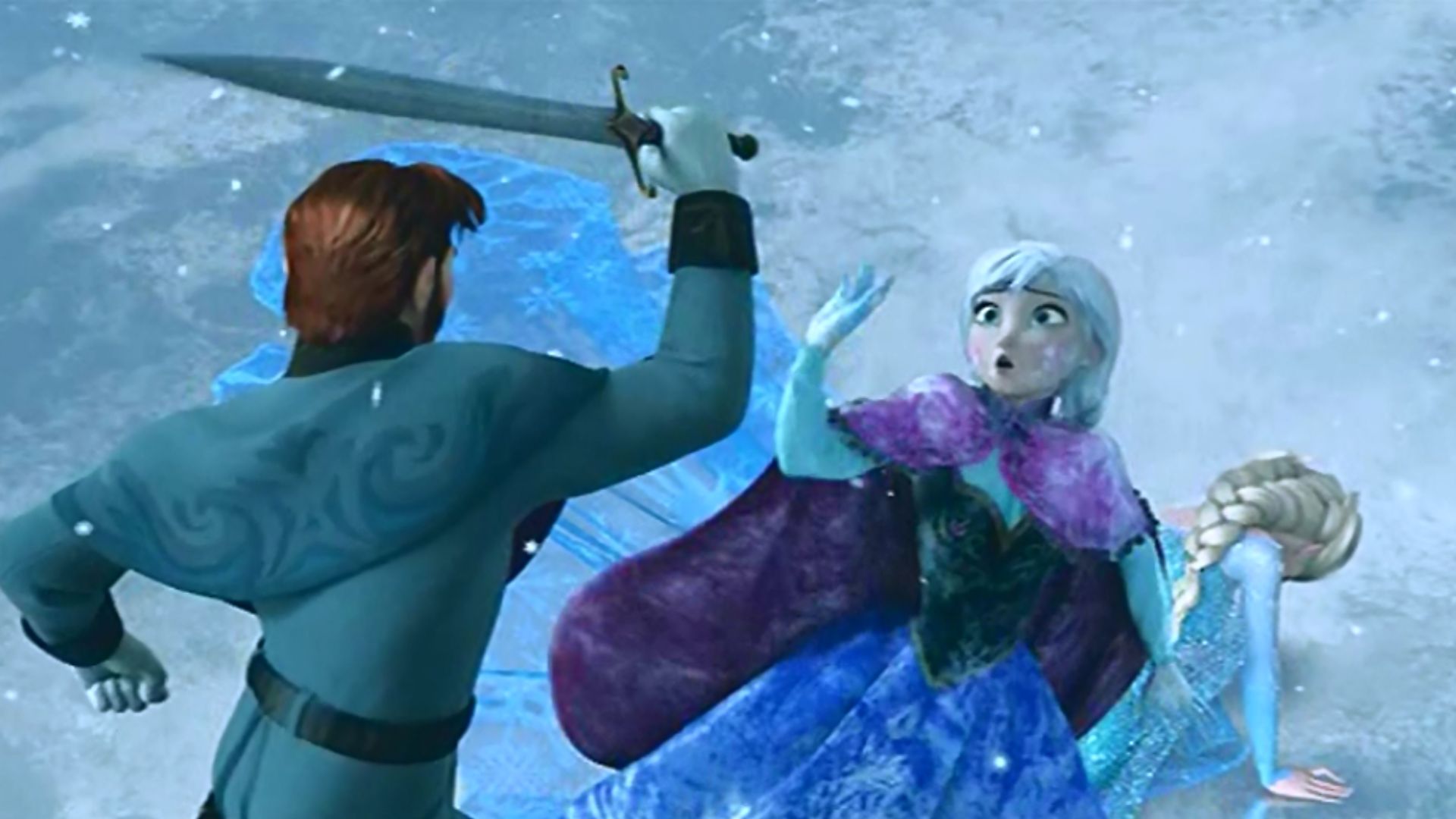 Anna salva a Elsa Frozen