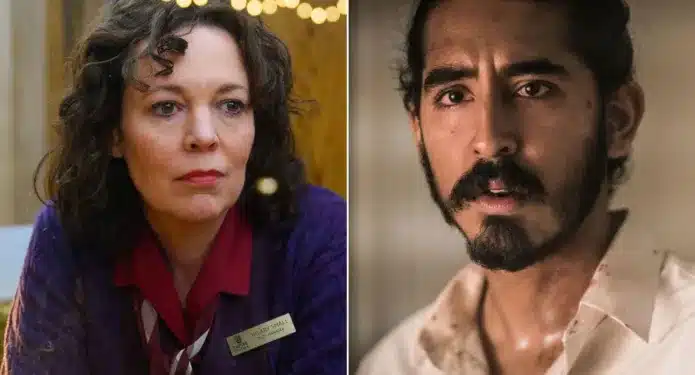 Olivia-colman-y-dev-patel-en-wicker