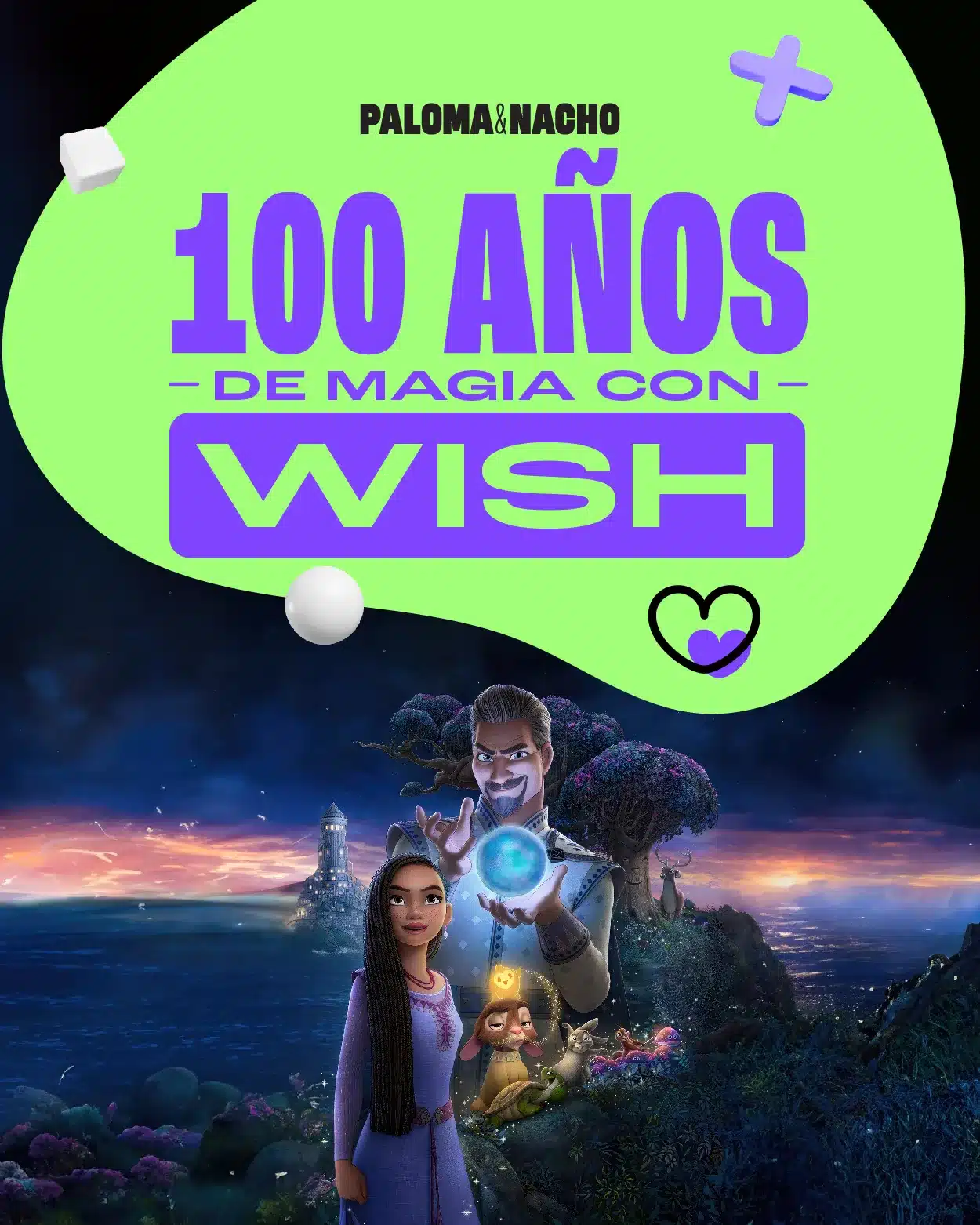 Rey Magnífico y Asha Wish