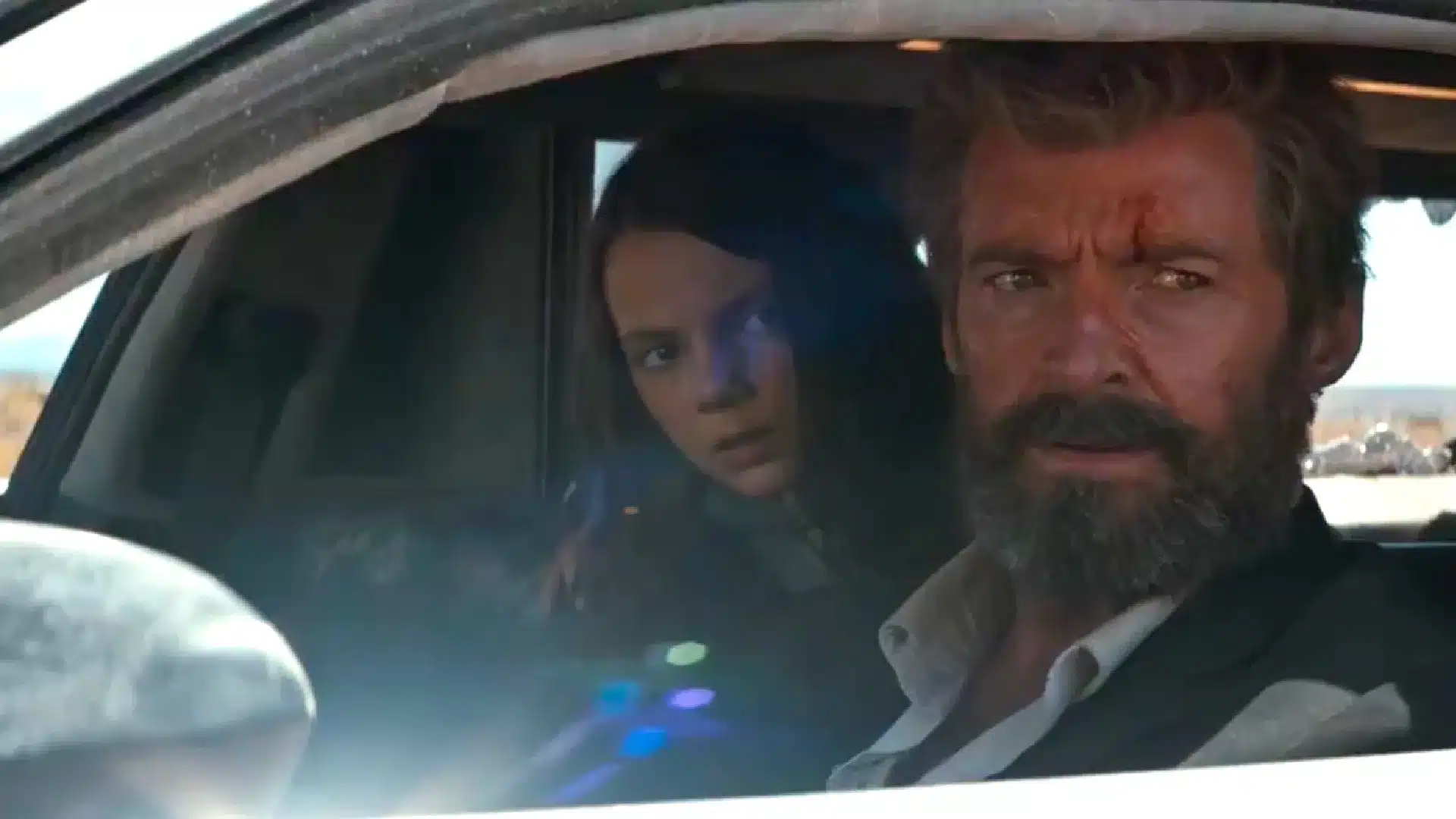 Hugh Jackman y Dafne Keen Logan movie película