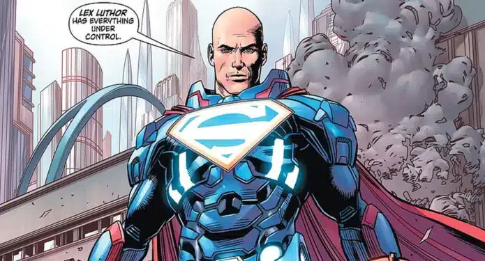 Lex Luthor cómics traje de Superman