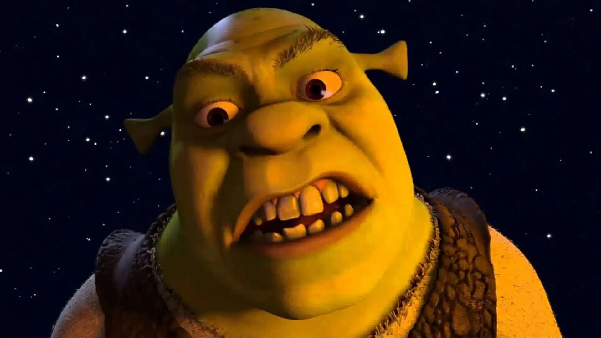 Esta versión más terrorífica de Shrek viene de la versión original de 1995, protagonizada por Chris Farley,