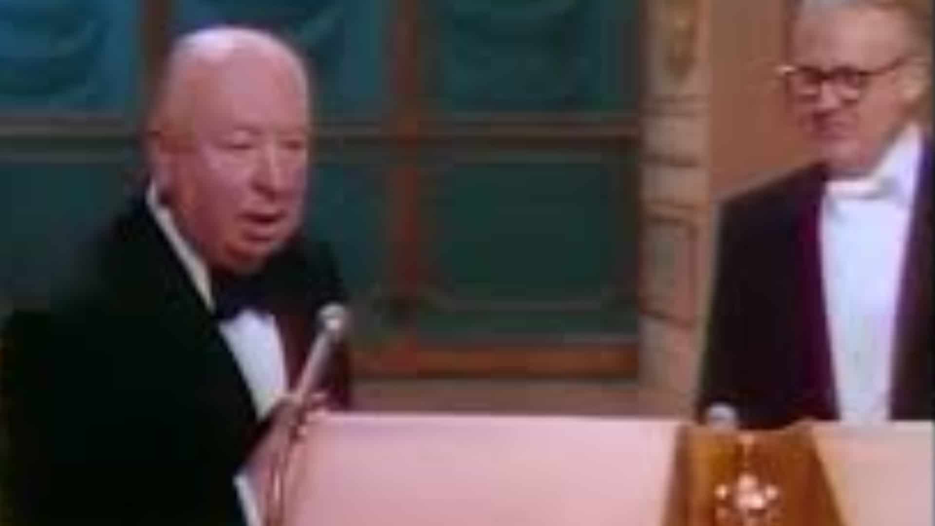 Alfred Hitchcock discurso gracias 