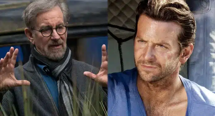 Steven Spielberg y Bradley Cooper