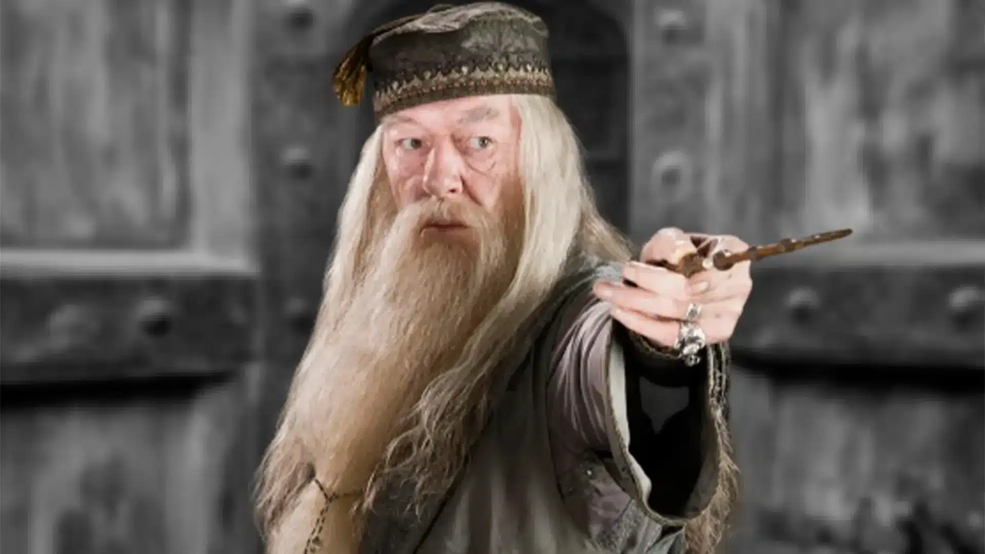 Michael Gambon como Dumbledore