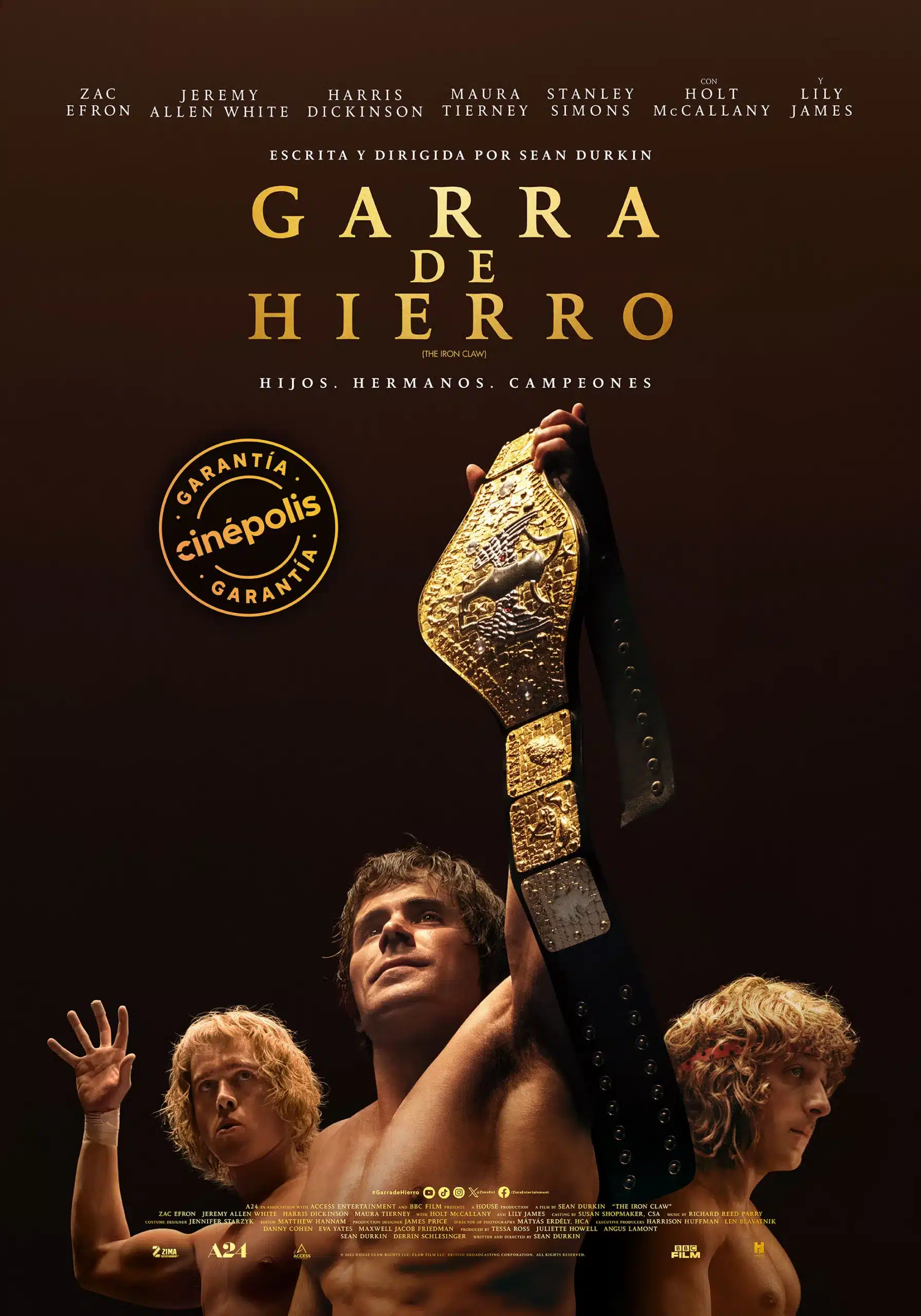 Garra de hierro Garantía Cinépolis