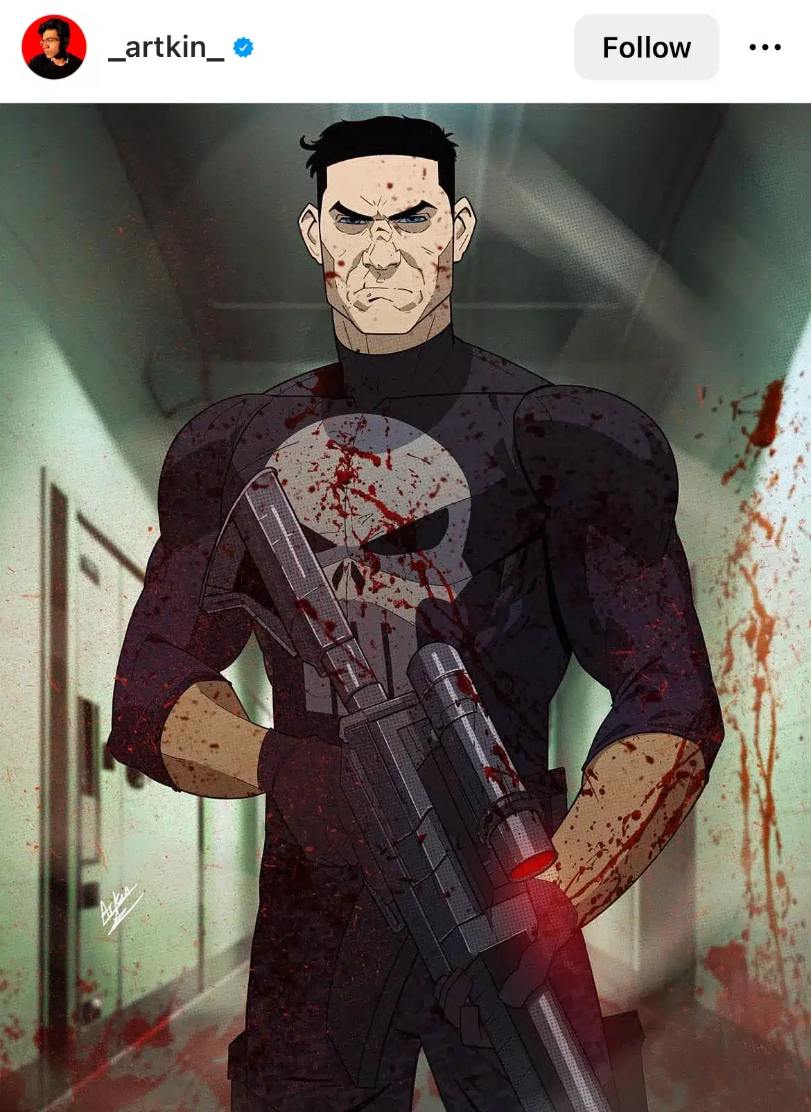 punisher, jon beranthal, fanart, mcu, _arkin_